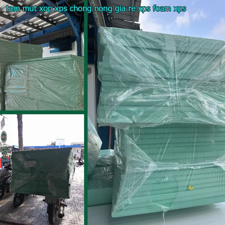 Chất liệu tấm mút xốp XPS chống nóng giá rẻ XPS Foam: XPS