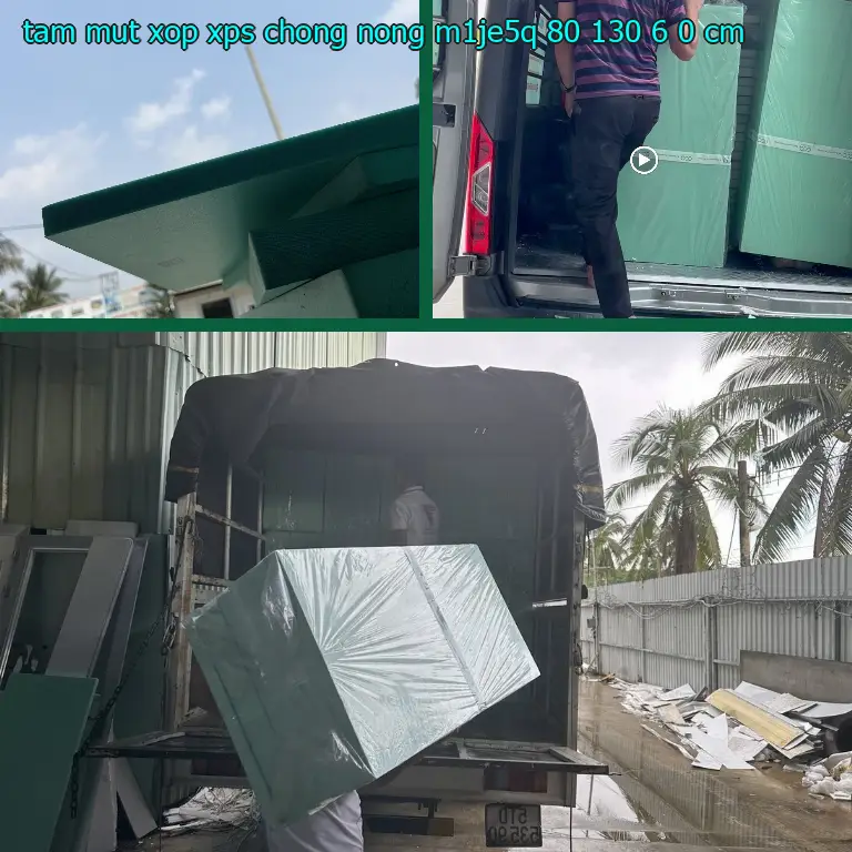 Kích thước tấm mút xốp XPS chống nóng M1JE5Q: 80*130*6.0 cm Kích thước tấm mút xốp XPS chống nóng M1JE5Q: 80*130*6.0 cm