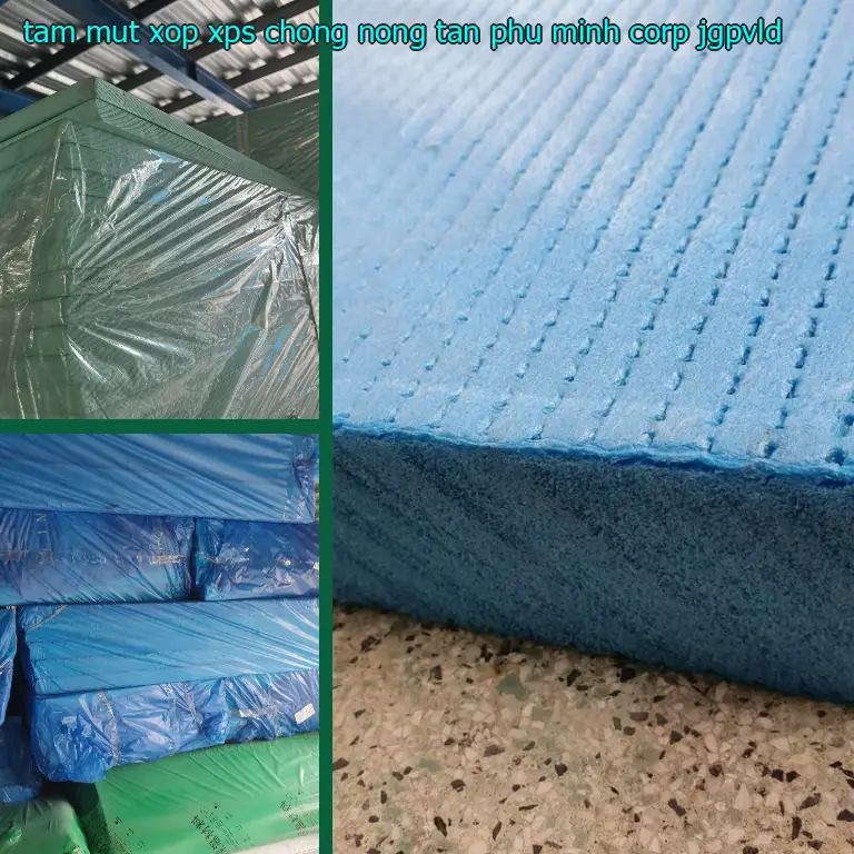 Model tấm mút xốp XPS chống nóng Tân Phú Minh Corp: JGPVLD