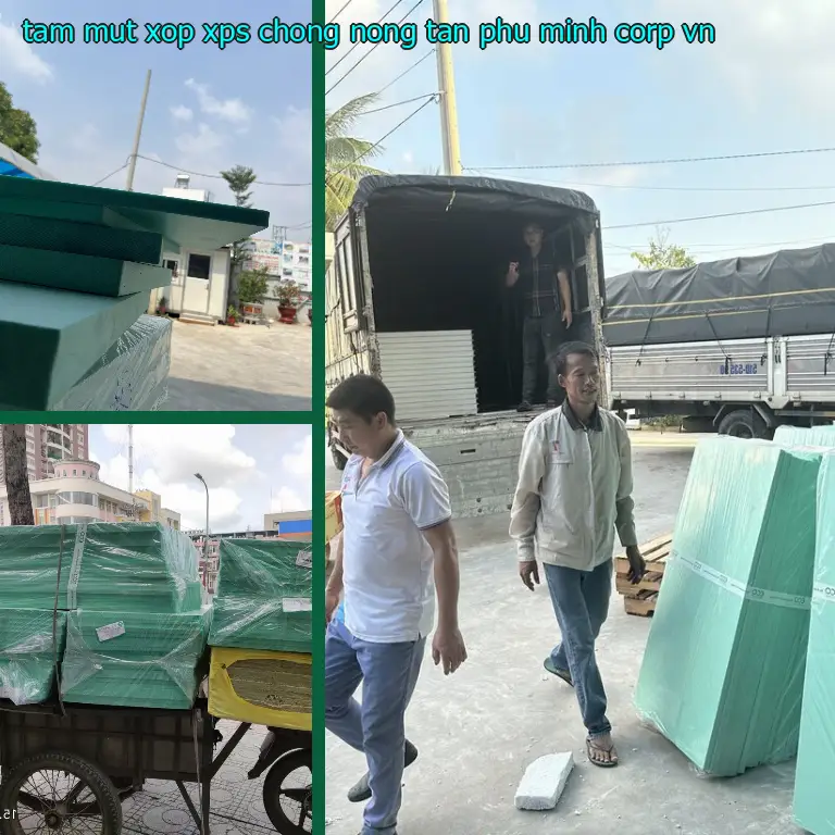 Xuất xứ tấm mút xốp XPS chống nóng Tân Phú Minh Corp: VN