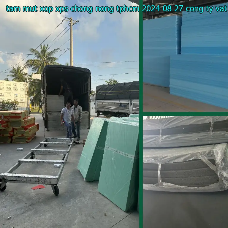 Nhà sản xuất tấm mút xốp XPS chống nóng TpHCM 2024-08-27: Công ty vật liệu cách nhiệt Việt Nhật Nhà sản xuất tấm mút xốp XPS chống nóng TpHCM 2024-08-27: Công ty vật liệu cách nhiệt Việt Nhật