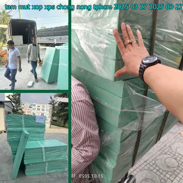 Ngày sản xuất tấm mút xốp XPS chống nóng TpHCM 2025-03-27: 2025-03-27