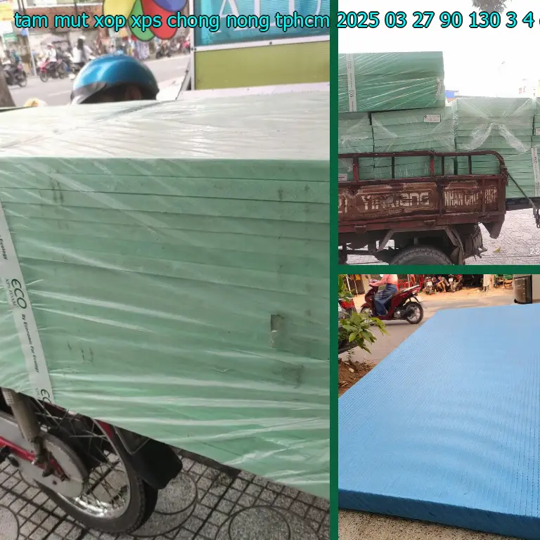 Kích thước tấm mút xốp XPS chống nóng TpHCM 2025-03-27: 90*130*3.4 cm