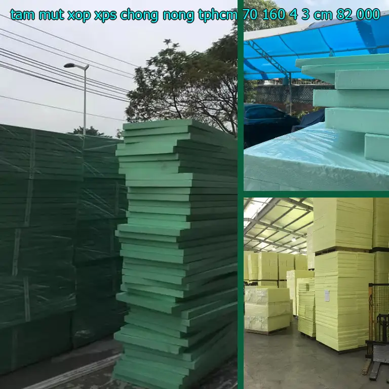 Đơn giá tấm mút xốp XPS chống nóng TpHCM 70*160*4.3 cm: 82.000₫