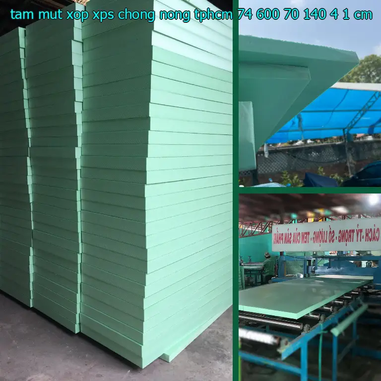 Kích thước tấm mút xốp XPS chống nóng TpHCM 74.600₫: 70*140*4.1 cm Kích thước tấm mút xốp XPS chống nóng TpHCM 74.600₫: 70*140*4.1 cm