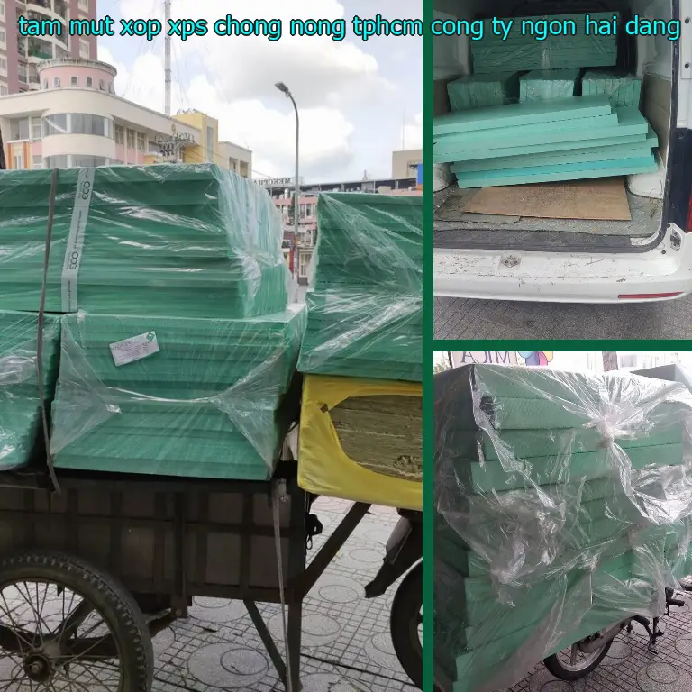 Tấm mút xốp XPS chống nóng TpHCM Công ty Ngọn Hải Đăng