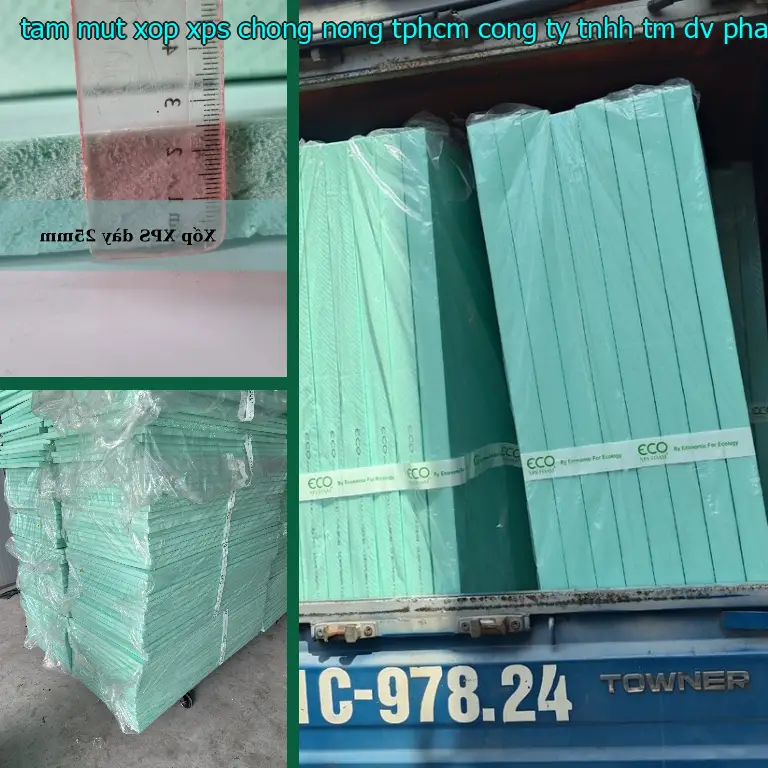 Kích thước tấm mút xốp XPS chống nóng TpHCM Công ty TNHH TM - DV - phát triển Việt Hưng: 80*130*6.0 cm