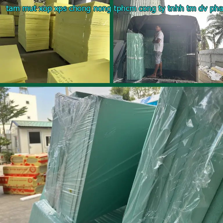 Màu sắc tấm mút xốp XPS chống nóng TpHCM Công ty TNHH TM - DV - phát triển Việt Hưng: Xanh lá