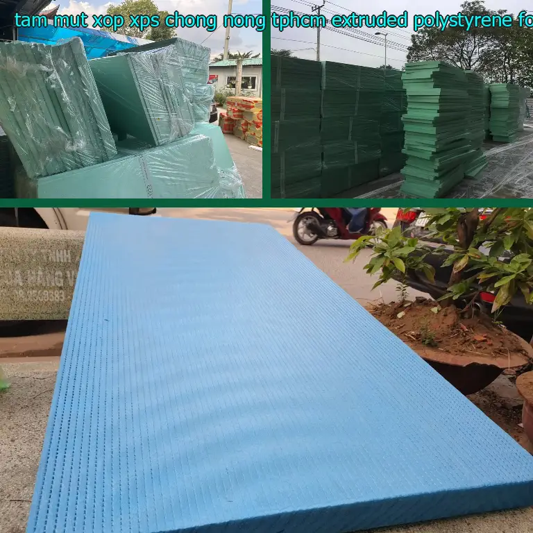 Màu sắc tấm mút xốp XPS chống nóng TpHCM Extruded Polystyrene Foam: Vàng