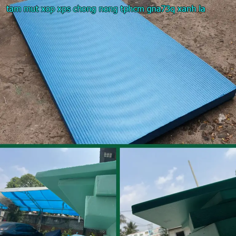 Màu sắc tấm mút xốp XPS chống nóng TpHCM GNA73Q: Xanh lá