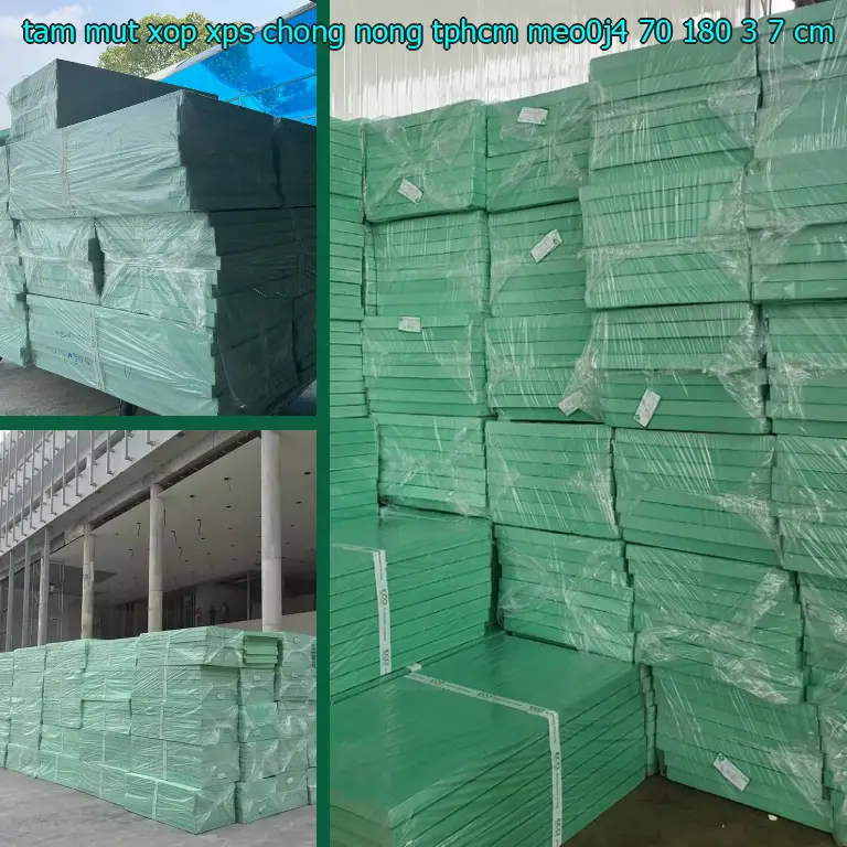 Kích thước tấm mút xốp XPS chống nóng TpHCM MEO0J4: 70*180*3.7 cm Kích thước tấm mút xốp XPS chống nóng TpHCM MEO0J4: 70*180*3.7 cm