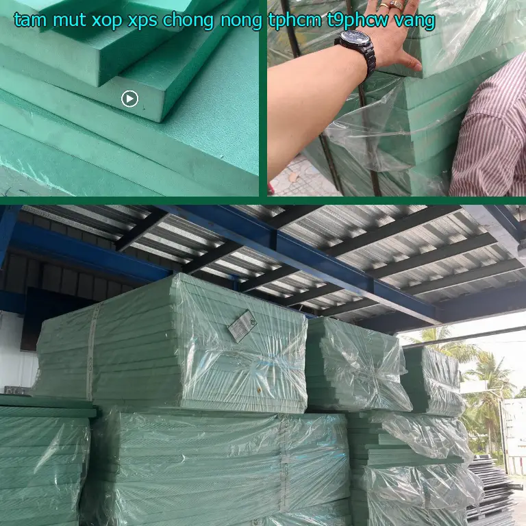 Màu sắc tấm mút xốp XPS chống nóng TpHCM T9PHCW: Vàng