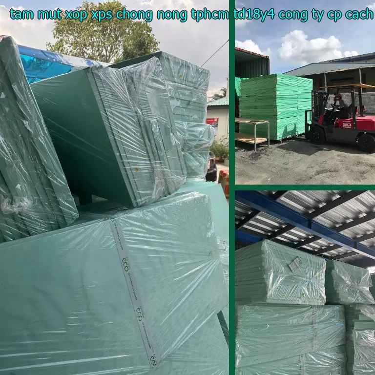 Nhà sản xuất tấm mút xốp XPS chống nóng TpHCM TD18Y4: Công ty CP cách nhiệt Khải Hoàn
