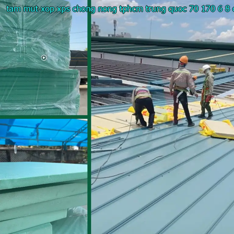 Kích thước tấm mút xốp XPS chống nóng TpHCM Trung Quốc: 70*170*6.8 cm Kích thước tấm mút xốp XPS chống nóng TpHCM Trung Quốc: 70*170*6.8 cm