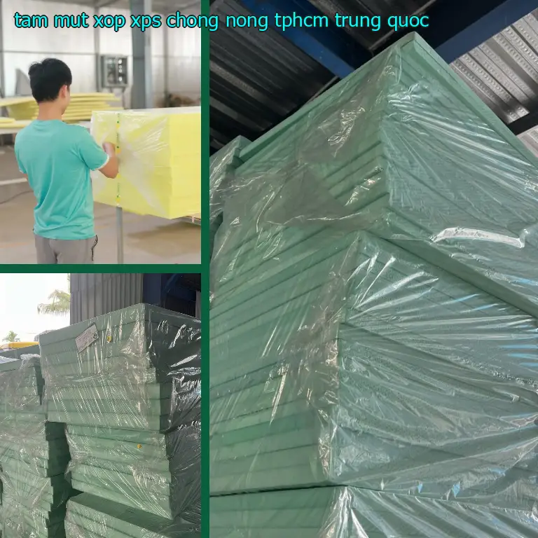 Tấm mút xốp XPS chống nóng TpHCM Trung Quốc