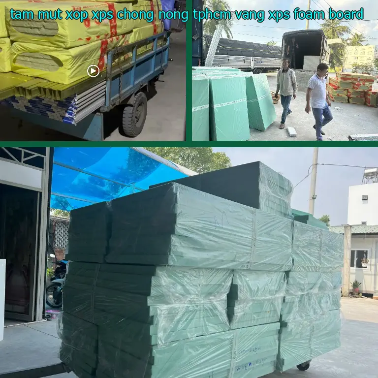 Danh mục tấm mút xốp XPS chống nóng TpHCM Vàng: XPS Foam Board Danh mục tấm mút xốp XPS chống nóng TpHCM Vàng: XPS Foam Board