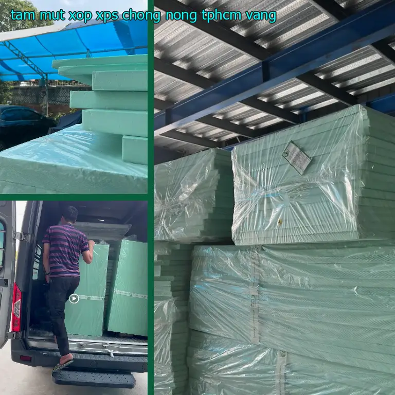 Tấm mút xốp XPS chống nóng TpHCM Vàng