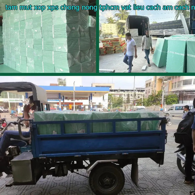 Kích thước tấm mút xốp XPS chống nóng TpHCM Vật liệu cách âm cách nhiệt Cát Tường: 80*150*5.7 cm