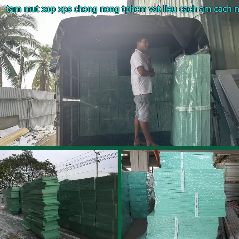 Xuất xứ tấm mút xốp XPS chống nóng TpHCM Vật liệu cách âm cách nhiệt Cát Tường: Trung Quốc