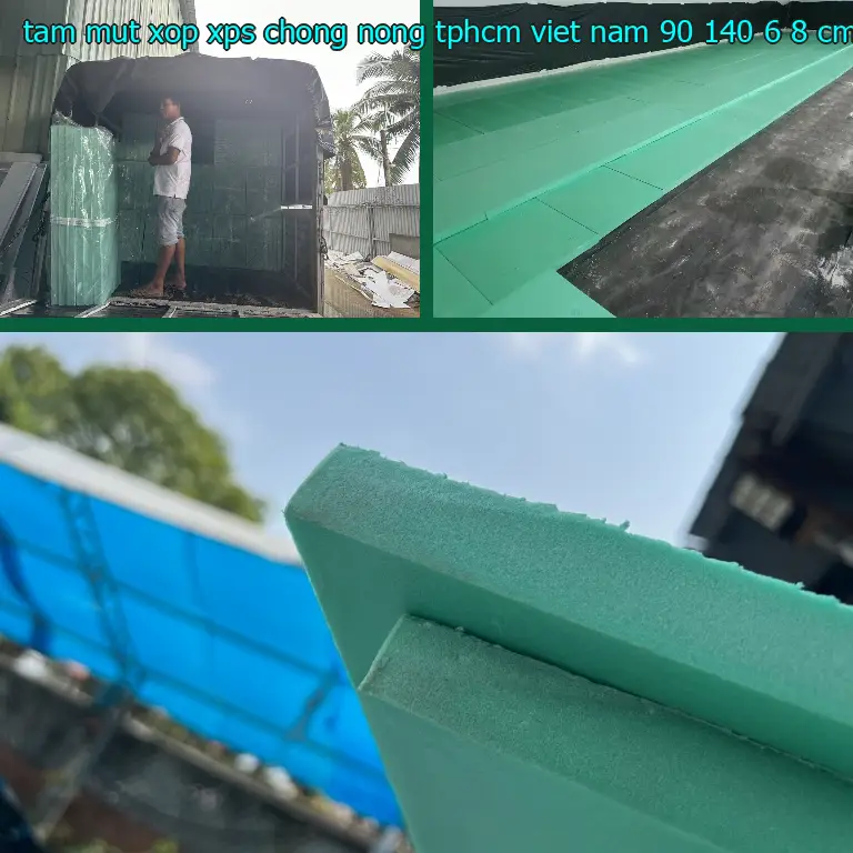 Kích thước tấm mút xốp XPS chống nóng TpHCM Viet Nam: 90*140*6.8 cm Kích thước tấm mút xốp XPS chống nóng TpHCM Viet Nam: 90*140*6.8 cm