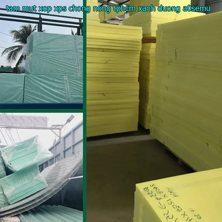 Model tấm mút xốp XPS chống nóng TpHCM Xanh dương: A0SEMU