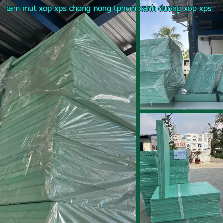 Danh mục tấm mút xốp XPS chống nóng TpHCM Xanh dương: Xốp XPS