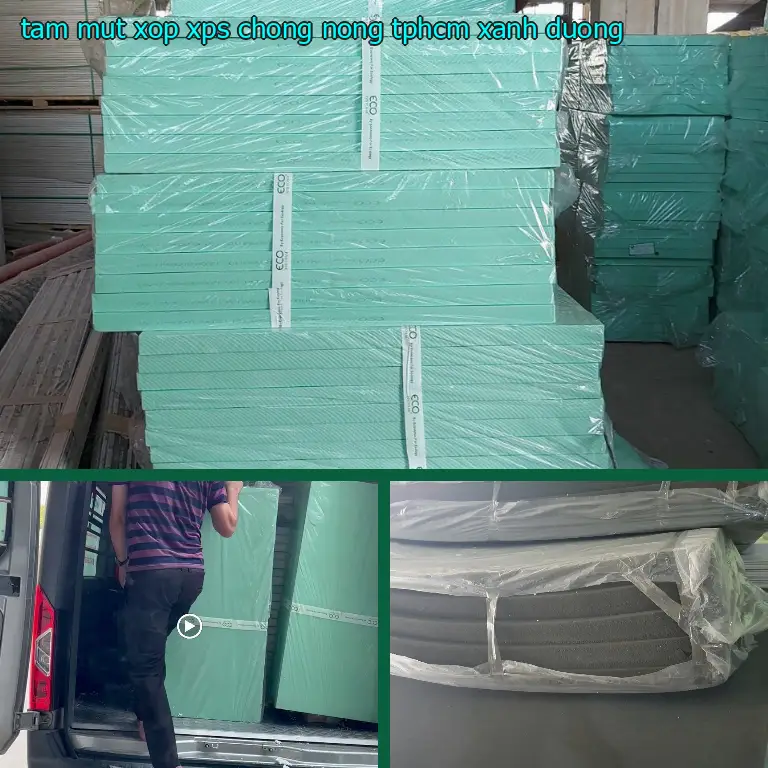 Tấm mút xốp XPS chống nóng TpHCM Xanh dương
