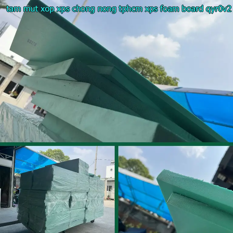 Model tấm mút xốp XPS chống nóng TpHCM XPS Foam Board: QYR0V2