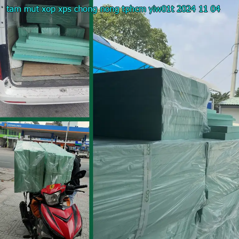 Ngày sản xuất tấm mút xốp XPS chống nóng TpHCM YIW01T: 2024-11-04