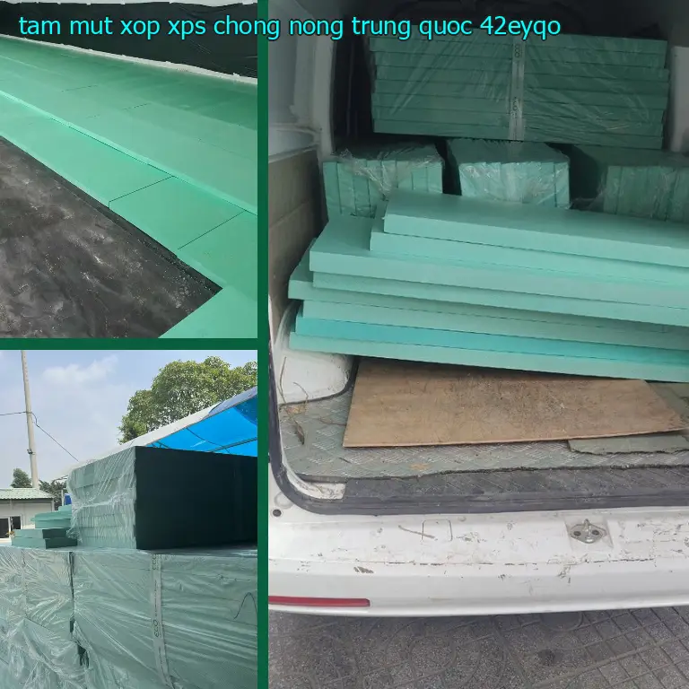 Model tấm mút xốp XPS chống nóng Trung Quốc: 42EYQO