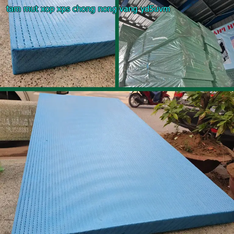 Model tấm mút xốp XPS chống nóng Vàng: YD5UVM Model tấm mút xốp XPS chống nóng Vàng: YD5UVM