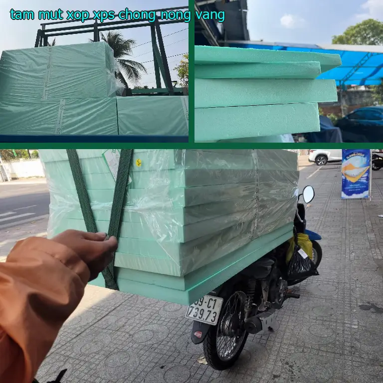 Tấm mút xốp XPS chống nóng Vàng