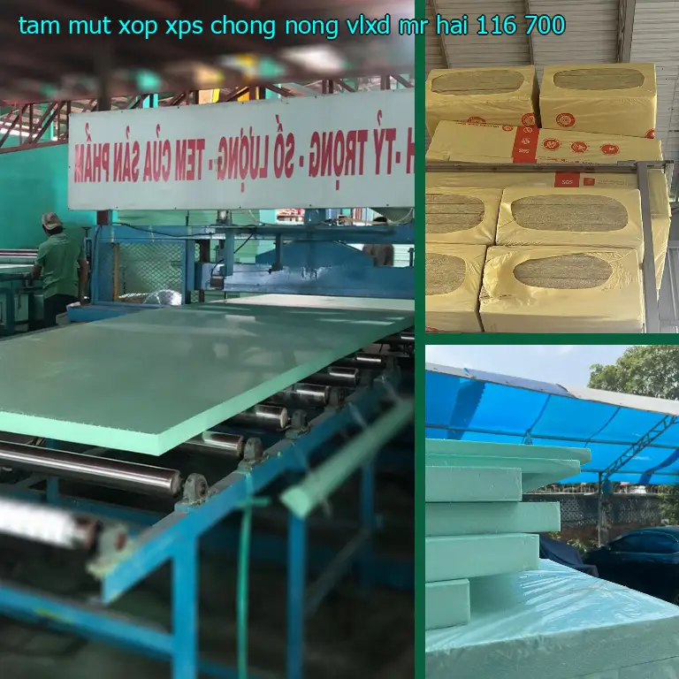Giá tấm mút xốp XPS chống nóng VLXD Mr.HẢI: 116.700₫