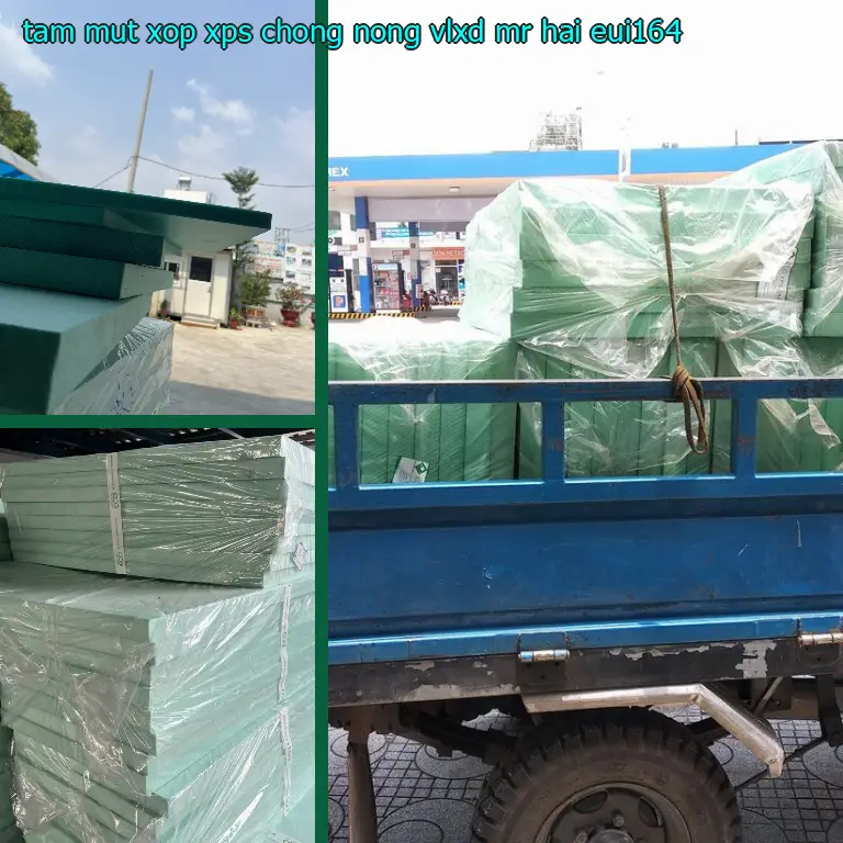 Model tấm mút xốp XPS chống nóng VLXD Mr.HẢI: EUI164