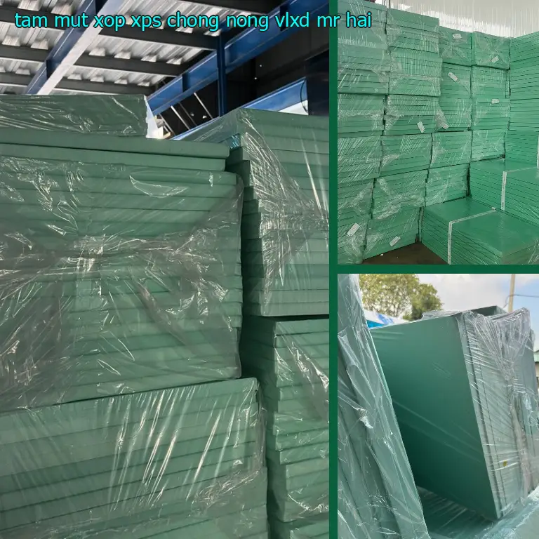 Tấm mút xốp XPS chống nóng VLXD Mr.HẢI