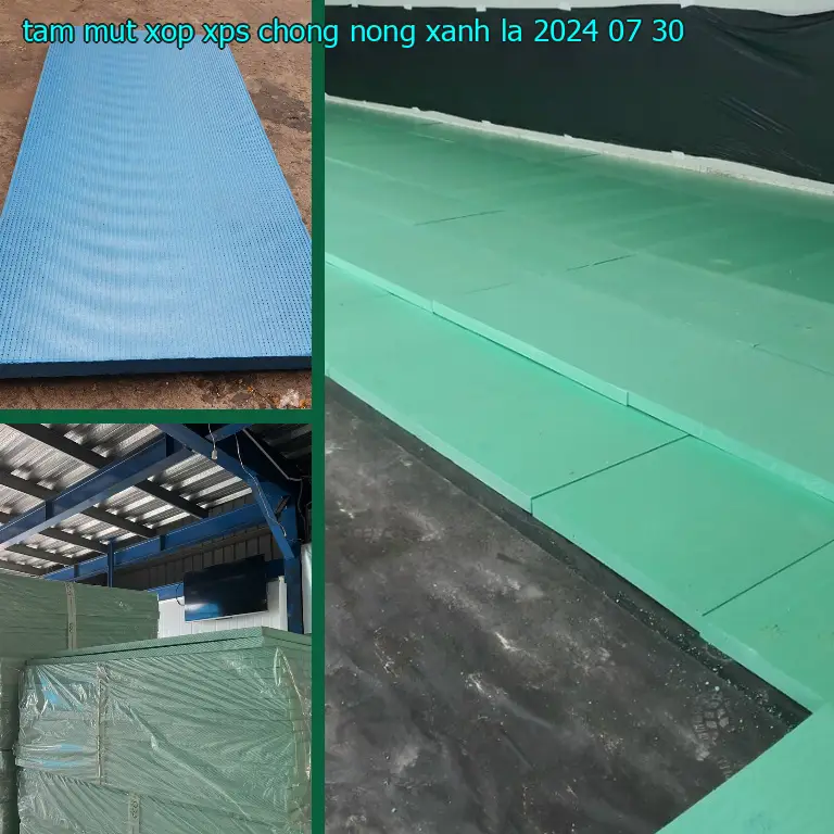 Ngày sản xuất tấm mút xốp XPS chống nóng Xanh lá: 2024-07-30 Ngày sản xuất tấm mút xốp XPS chống nóng Xanh lá: 2024-07-30
