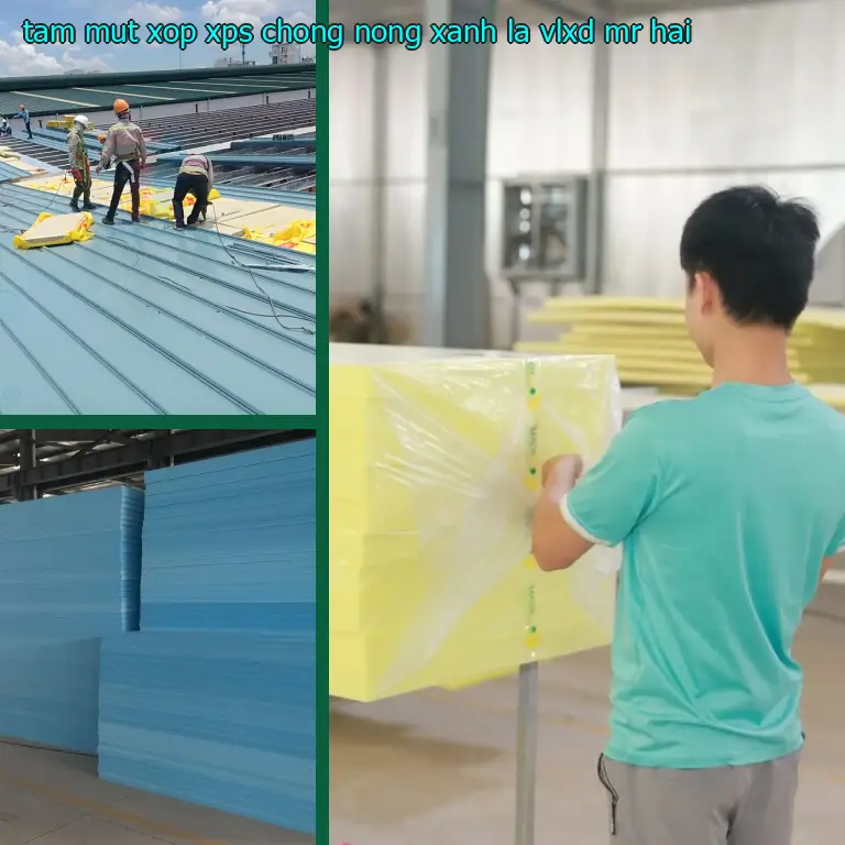 Nhà cung cấp tấm mút xốp XPS chống nóng Xanh lá: VLXD Mr.HẢI Nhà cung cấp tấm mút xốp XPS chống nóng Xanh lá: VLXD Mr.HẢI