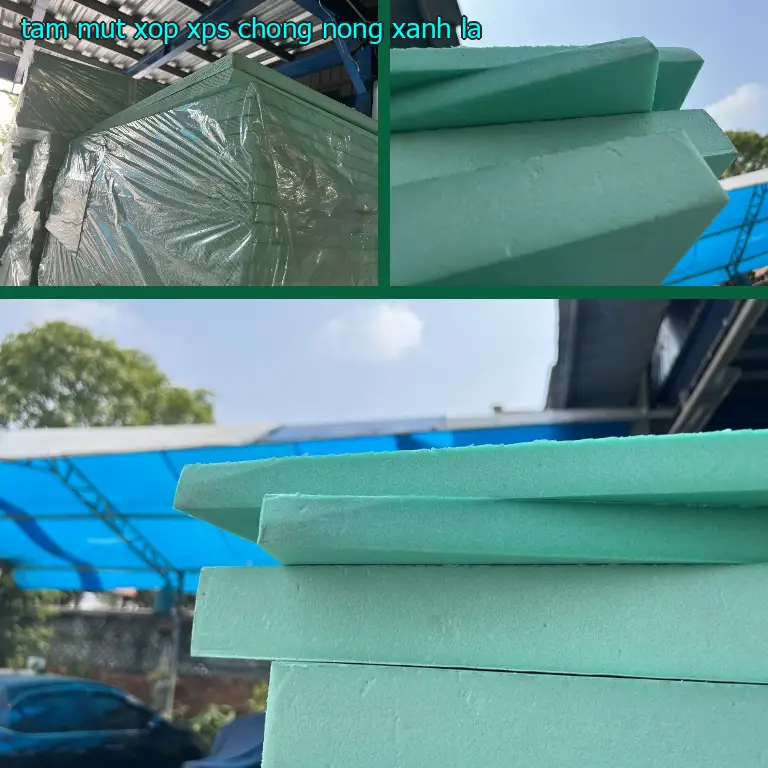 Tấm mút xốp XPS chống nóng Xanh lá