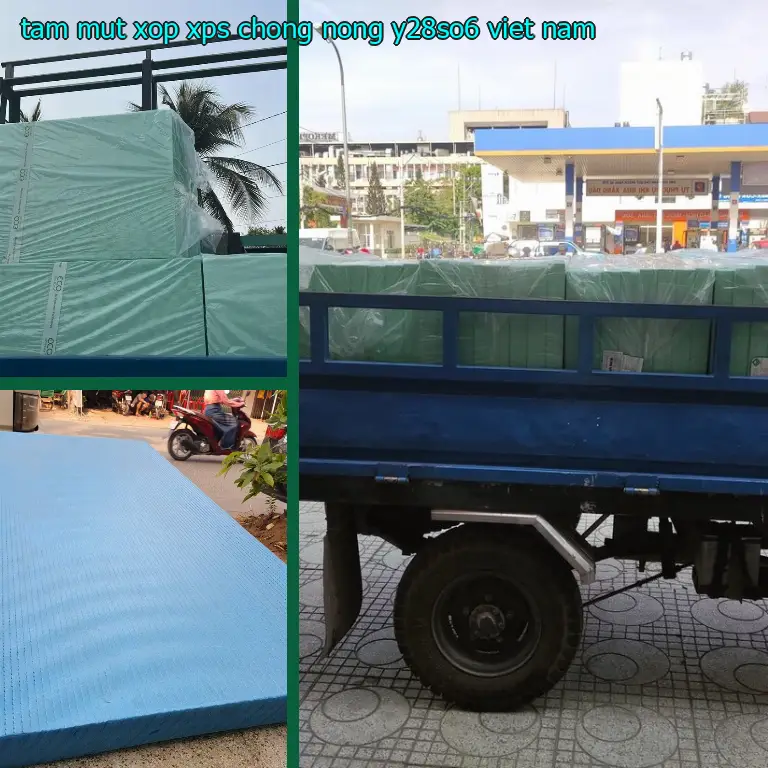 Xuất xứ tấm mút xốp XPS chống nóng Y28SO6: Viet Nam Xuất xứ tấm mút xốp XPS chống nóng Y28SO6: Viet Nam