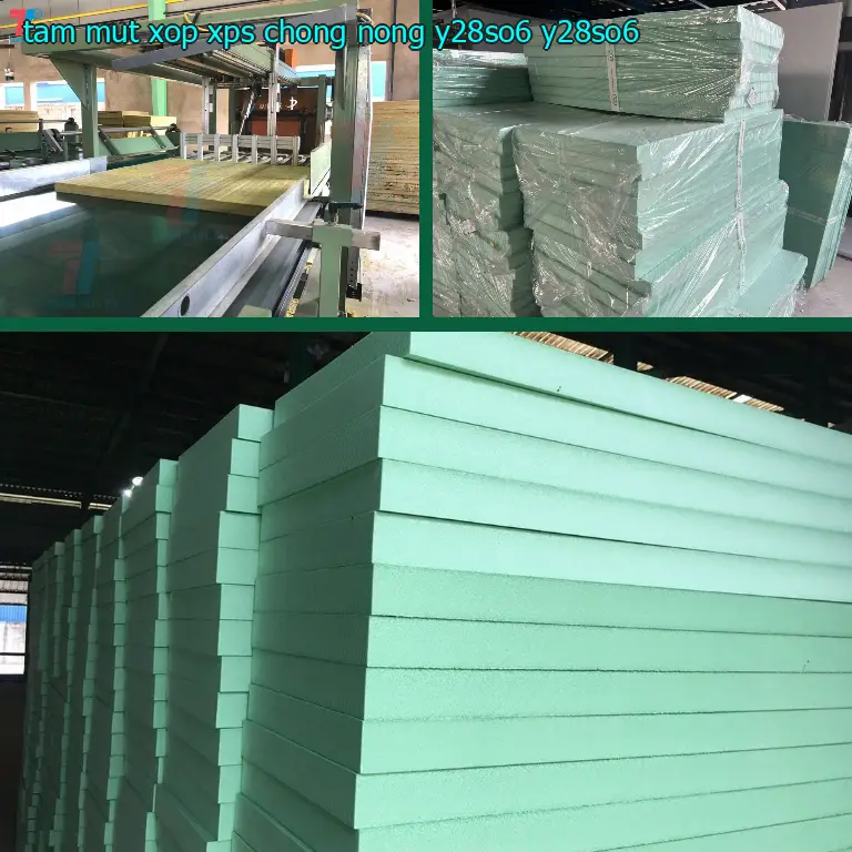 Model tấm mút xốp XPS chống nóng Y28SO6: Y28SO6 Model tấm mút xốp XPS chống nóng Y28SO6: Y28SO6