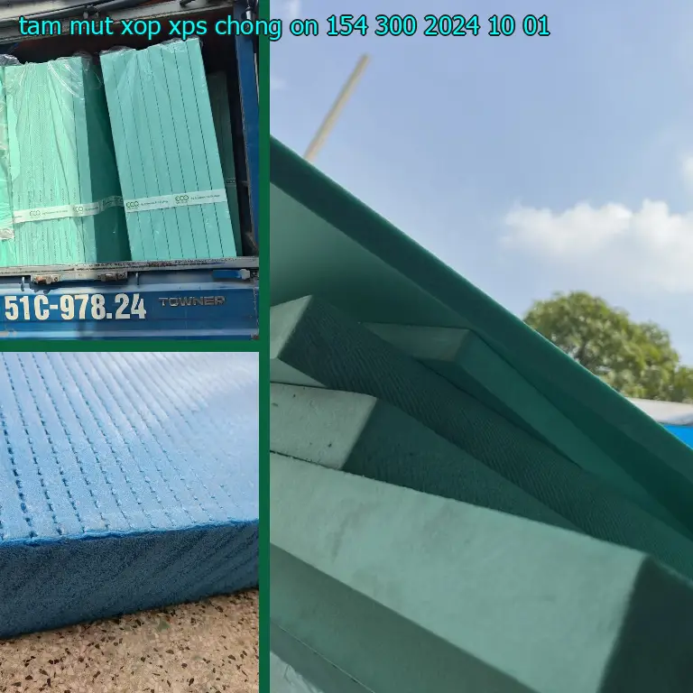Ngày sản xuất tấm mút xốp XPS chống ồn 154.300₫: 2024-10-01