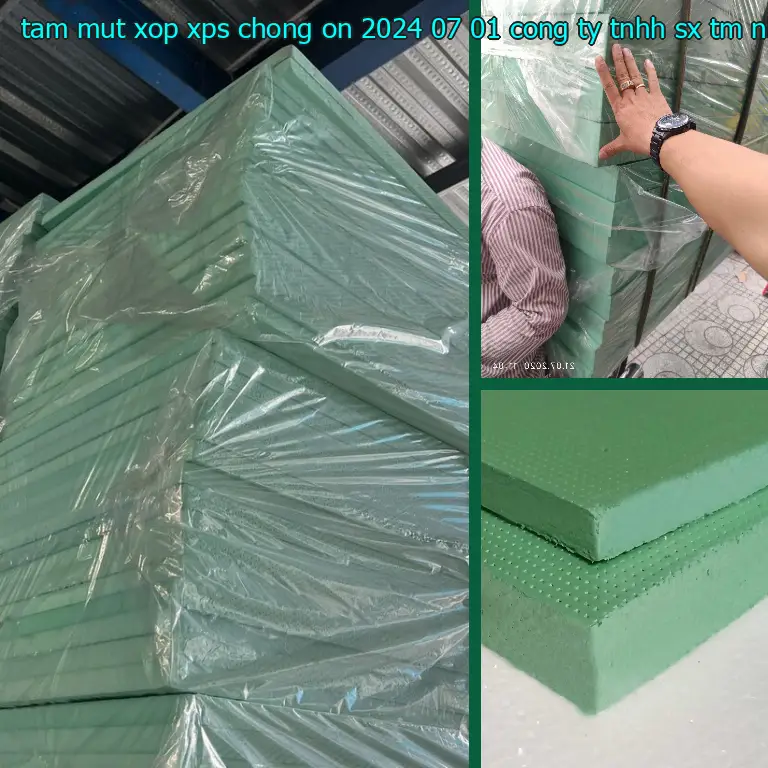 Nhà sản xuất tấm mút xốp XPS chống ồn 2024-07-01: Công ty TNHH SX TM nhựa Tiến Phong Nhà sản xuất tấm mút xốp XPS chống ồn 2024-07-01: Công ty TNHH SX TM nhựa Tiến Phong