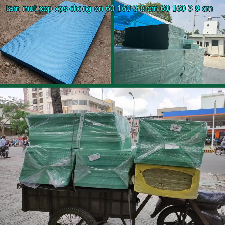 Kích thước tấm mút xốp XPS chống ồn 60*160*3.8 cm: 60*160*3.8 cm Kích thước tấm mút xốp XPS chống ồn 60*160*3.8 cm: 60*160*3.8 cm