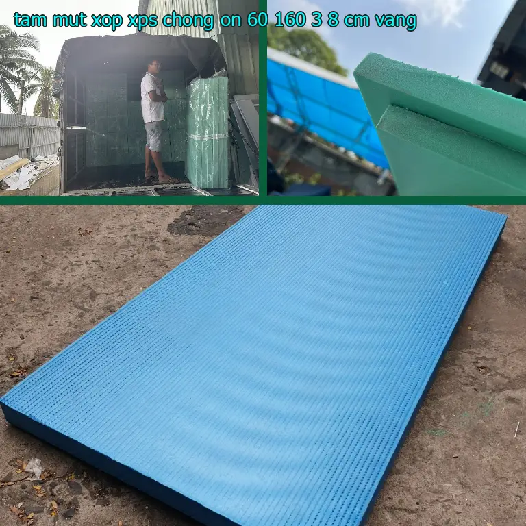 Màu sắc tấm mút xốp XPS chống ồn 60*160*3.8 cm: Vàng Màu sắc tấm mút xốp XPS chống ồn 60*160*3.8 cm: Vàng