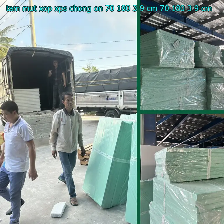 Kích thước tấm mút xốp XPS chống ồn 70*180*3.9 cm: 70*180*3.9 cm Kích thước tấm mút xốp XPS chống ồn 70*180*3.9 cm: 70*180*3.9 cm