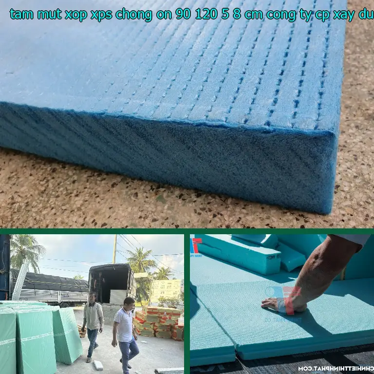Nhà sản xuất tấm mút xốp XPS chống ồn 90*120*5.8 cm: Công ty CP xây dựng và nội thất Remak