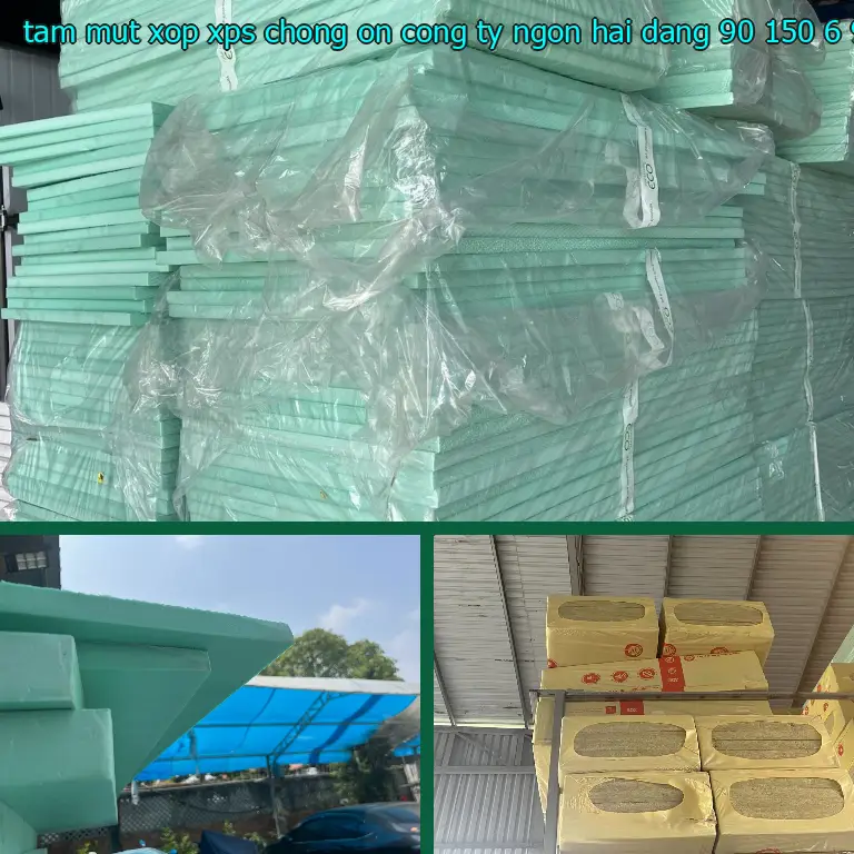 Kích thước tấm mút xốp XPS chống ồn Công ty Ngọn Hải Đăng: 90*150*6.9 cm Kích thước tấm mút xốp XPS chống ồn Công ty Ngọn Hải Đăng: 90*150*6.9 cm