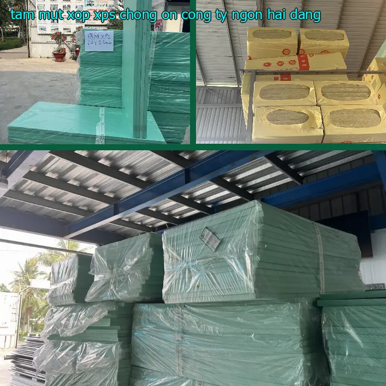 Tấm mút xốp XPS chống ồn Công ty Ngọn Hải Đăng