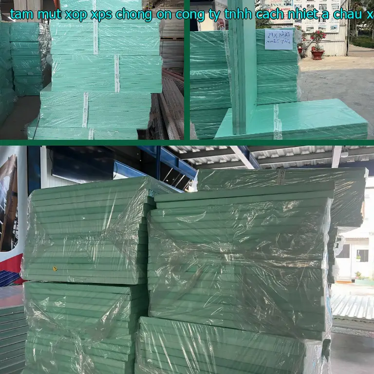 Màu sắc tấm mút xốp XPS chống ồn Công ty TNHH cách nhiệt Á Châu: Xanh lá