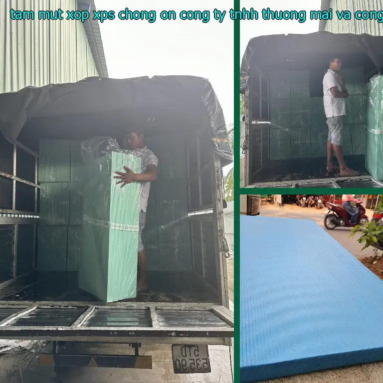 Màu sắc tấm mút xốp XPS chống ồn Công ty TNHH thương mại và công nghiệp Tín Tâm: Xanh dương